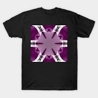 A purple kaleidoscope T-Shirt